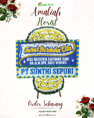 Papan Bunga Duka di Cawas
