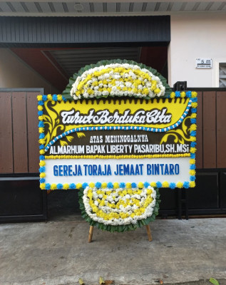 Papan Bunga Duka di Cawas