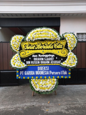 Papan Bunga Duka di Cawas