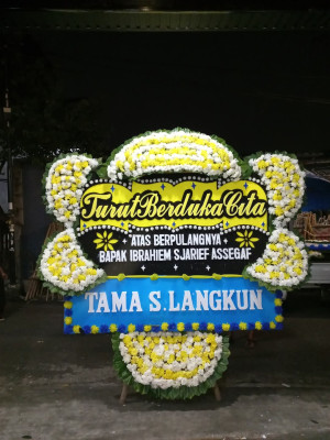 Papan Bunga Duka di Cawas