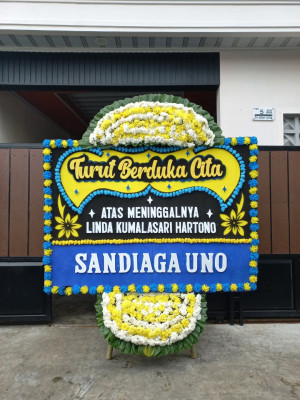 Papan Bunga Duka di Cawas