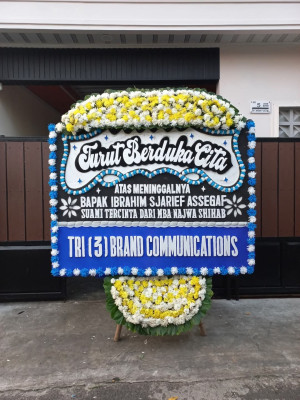 Papan Bunga Duka di Cawas